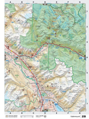 Canadian Rockies Backroad Mapbook