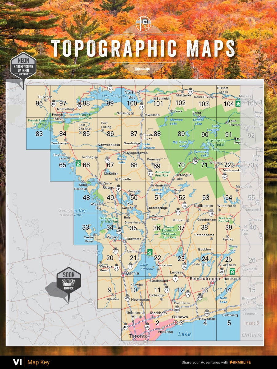 Cottage Country Ontario Backroad Mapbook - Vancouver Island Roof Top Tent