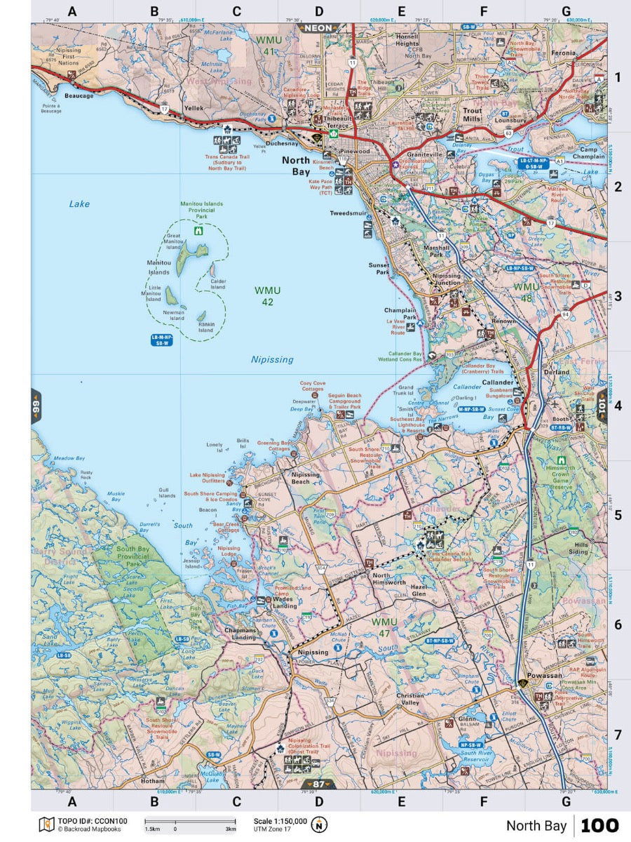 Cottage Country Ontario Backroad Mapbook - Vancouver Island Roof Top Tent