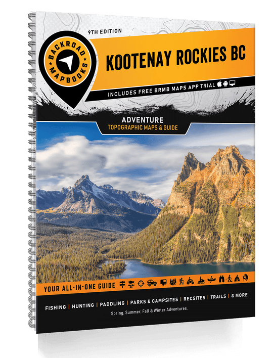 Kootenay Rockies BC Backroad Mapbook