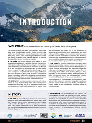 Kootenay Rockies BC Backroad Mapbook