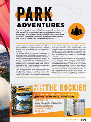 Kootenay Rockies BC Backroad Mapbook