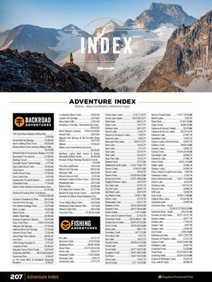 Kootenay Rockies BC Backroad Mapbook