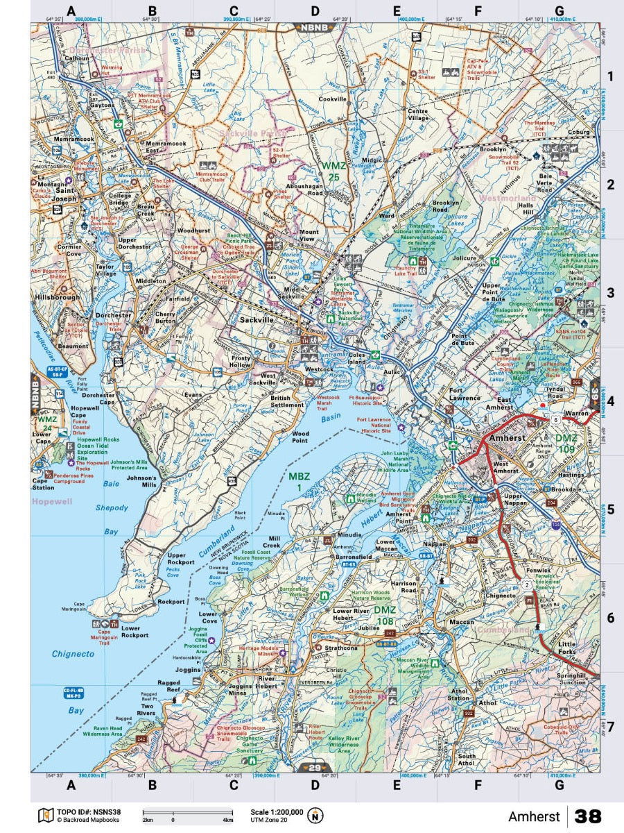 Mapbook Detailed Nova Scotia Backroad Mapbook - Vancouver Island Roof Top Tent