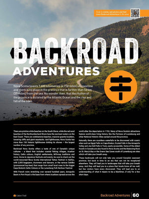 Nova Scotia Backroad Mapbook