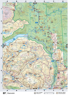 Thompson Okanagan BC Backroad Mapbook