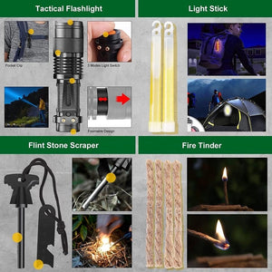 The Ultimate 34-in-1 Survival Kit - Camp Essentials