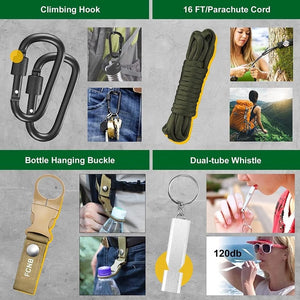 The Ultimate 34-in-1 Survival Kit - Camp Essentials