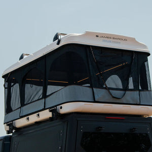 Evasion Proline James Baroud Pop-up 4-season rooftop tent creme white
