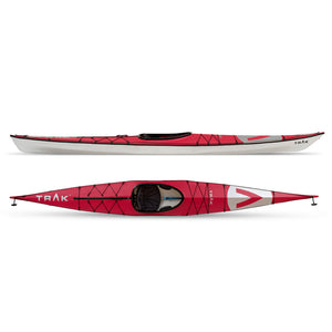 TRAK 2.0 folding sea kayak in Red with Silver