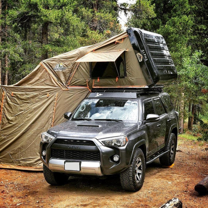 hard shell roof top tent canada Alpha Hardshell Rooftop Tent, ABS, 3-4 Person, Black