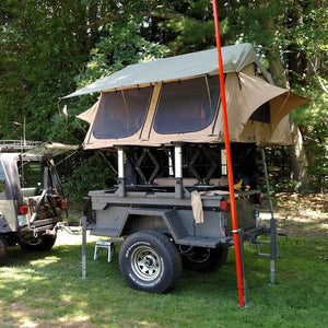 Elite Rooftop Tent Includes Annex Room, 4-5 Person, Tan