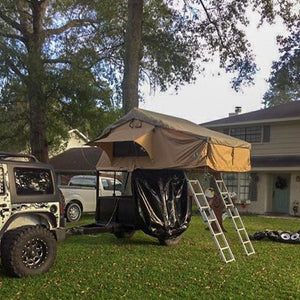 Elite Rooftop Tent Includes Annex Room, 4-5 Person, Tan