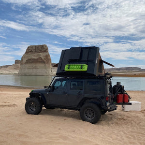 Stealth Hardshell Rooftop Tent, Aluminum, 3 Person, Black